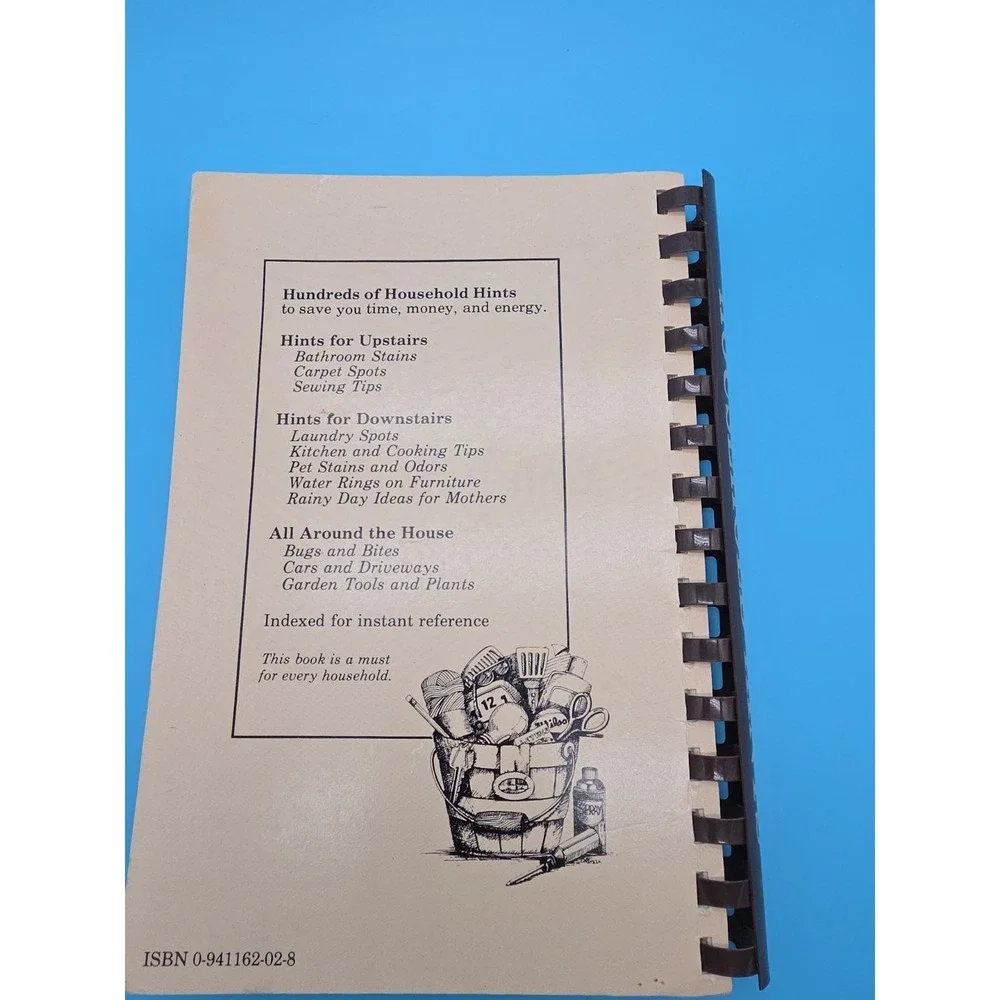 Hints For‎ Upstairs Downstairs And All Around The House Book Carol Rees 80s